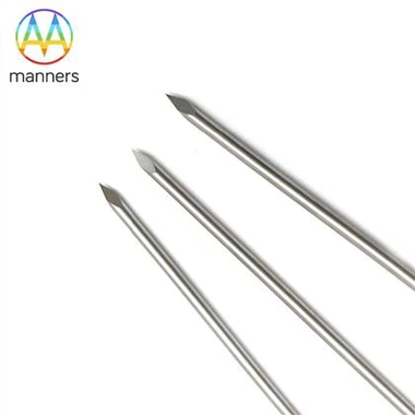 Roestvrij staal solide drie schuine eindnaald