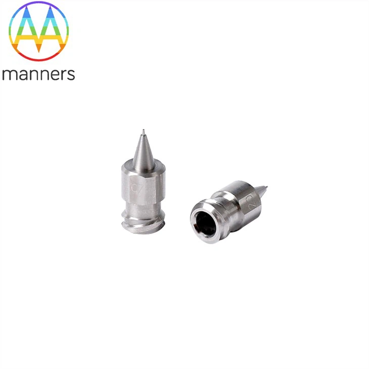 Metalen doseernaald van lijmdispenser