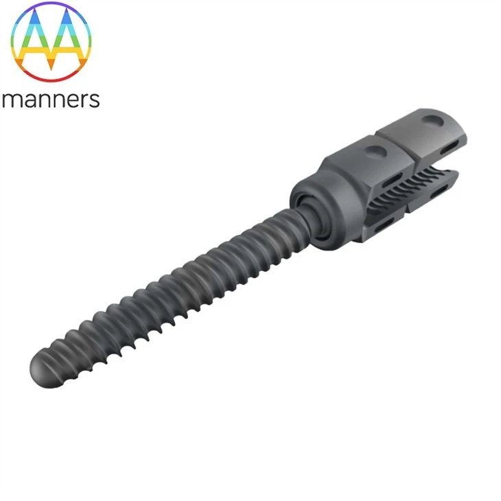 Titanium Pedicle Screws Polyaxial Orthopedic Spine Implant