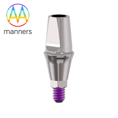 Recht titanium abutment voor regulier implantaat Ø 4,5 mm (Better System)