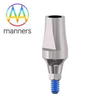 Recht titanium abutment voor klein implantaat Ø 4,5 mm (Better System)